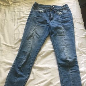 Fashion Nova Blue Skinny Jeans